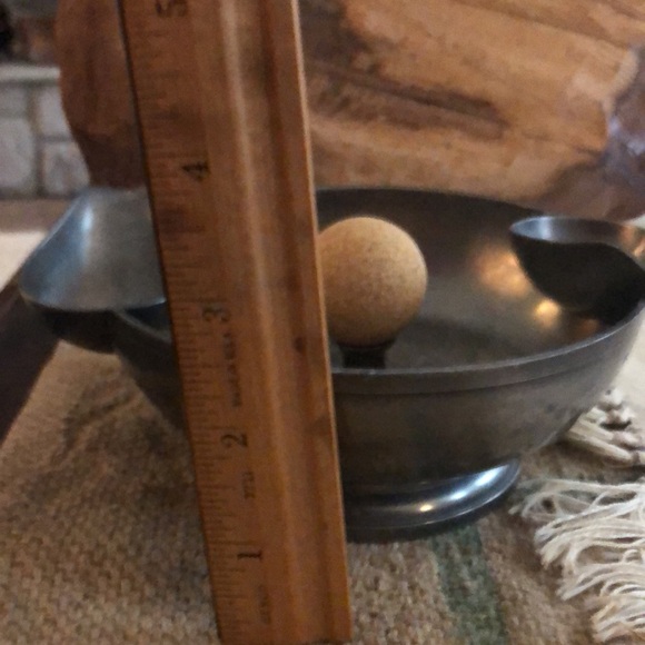 Vintage Etains Du Manior Paris pewter double holder tray - Picture 5 of 7